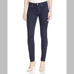 7 For All Mankind dark skinny ankle jean